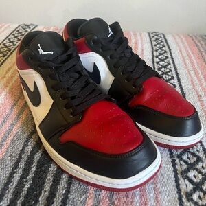Nike Air Jordan 1 Low ‘Bred Toe 2.0’ Men’s Size 13 553558-161